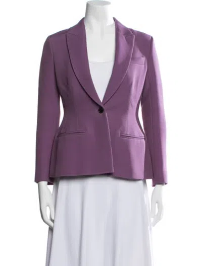 Pre-owned Dior Wool Blazer In Purple