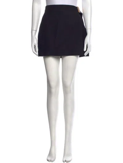 Pre-owned Dior Wool Mini Shorts In Blue