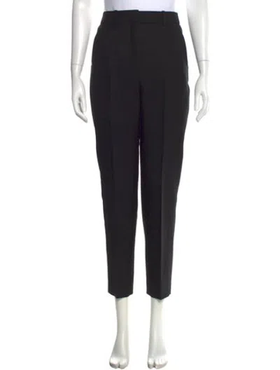 Pre-owned Dior Wool Straight Leg Pants In Blue