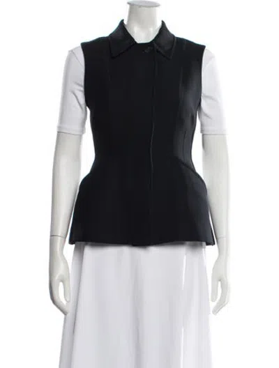 Pre-owned Dior Wool Vest In Black