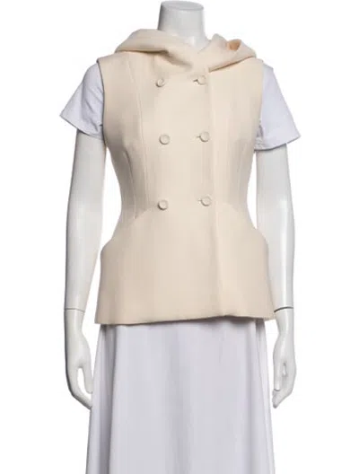 Pre-owned Dior Wool Vest In Neutrals