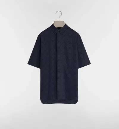 Dior Woven Shirt In Blue