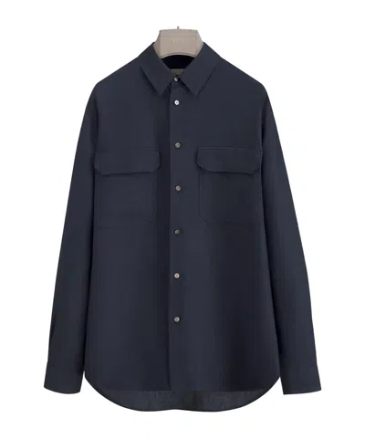 Dior Iviera Oversized Shirt In Blue