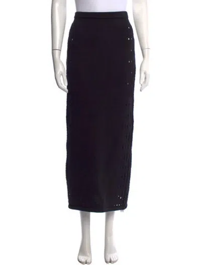 Pre-owned Diotima Long Skirt W/ Tags In Black