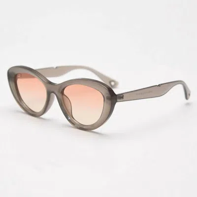 Dipped Shop Women's Vintage Polarized Cat Eye Uv Protection Sunglasses In Grey In Multi