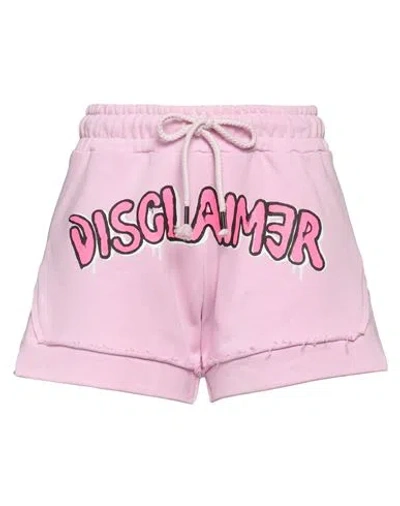 Disclaimer Woman Shorts & Bermuda Shorts Pink Size Xs Cotton