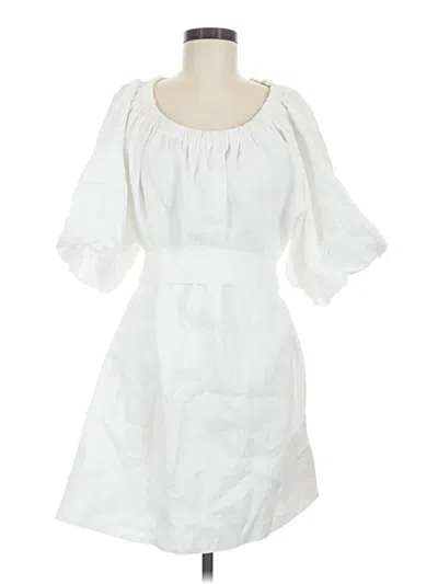 Pre-owned Dissh Casual Dress In White
