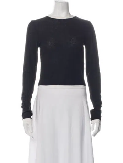 Pre-owned Dissh Crew Neck Sweater In Black