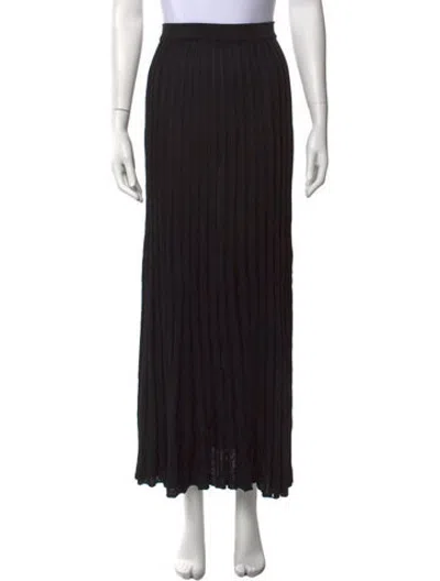 Pre-owned Dissh Long Skirt In Black