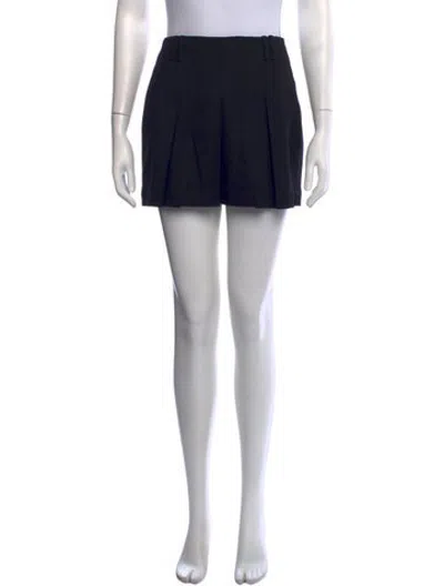 Pre-owned Dissh Mini Skirt In Black