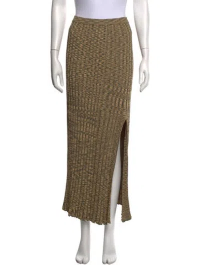 Pre-owned Dissh Patterned Long Skirt In Multicolor