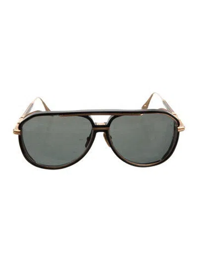 Pre-owned Dita Aviator Tinted Sunglasses In Black