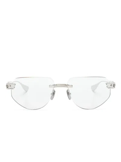 Dita Eyewear Grand Imperyn Dtx164 Geometric-frame Glasses In Silver