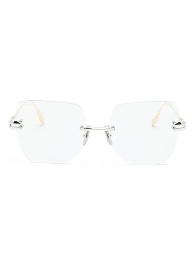 Dita Eyewear Oversized-frame Optical Glasses In Gold