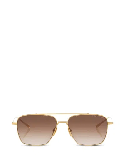 Dita Eyewear Square-frame Sunglasses In Brown
