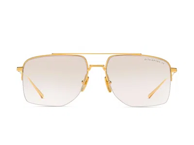 Dita Gold Artoa.13 Gradient Square Titanium Sunglasses