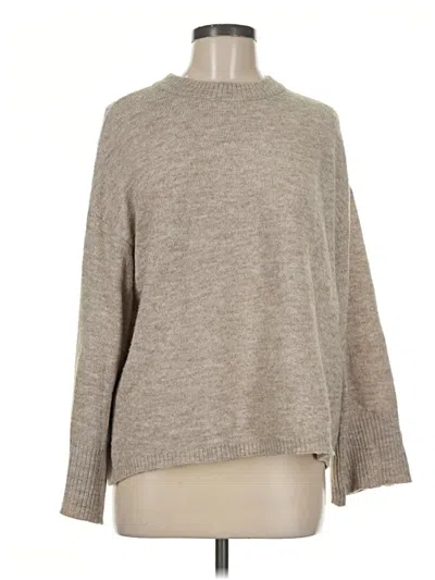 Pre-owned Divided By H&m Pullover Sweater In Tan