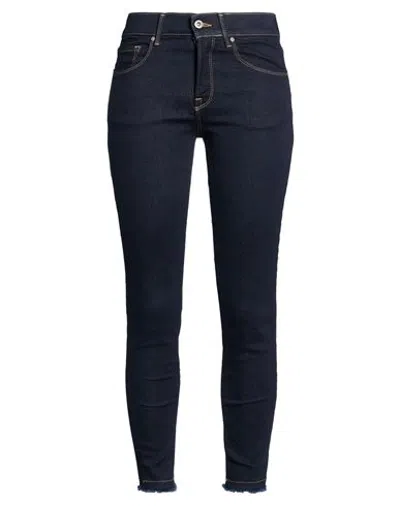 Dixie Woman Jeans Blue Size M Cotton, Elastane