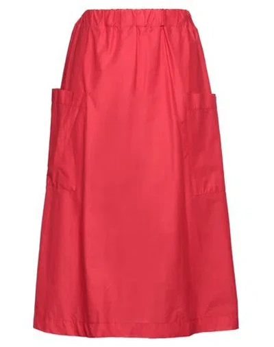 Dixie Woman Midi Skirt Red Size 1 Cotton