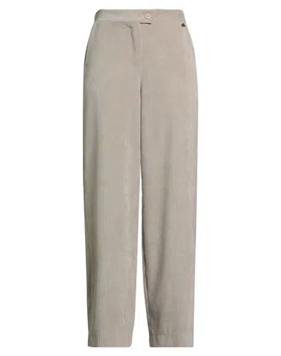 Dixie Woman Pants Beige Size M Polyester, Polyamide, Elastane In Gold
