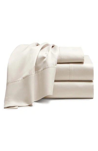 Dkny 700 Thread Count Sateen Sheet Set In Ivory