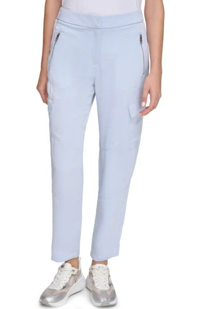 Dkny Cargo Ankle Pants In Blue
