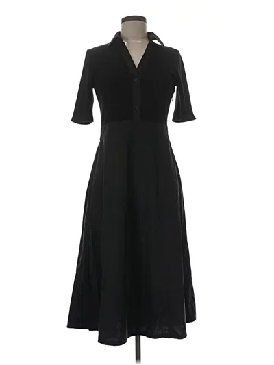 Pre-owned Dkny Casual Dress In Black