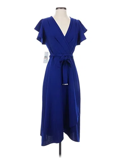 Pre-owned Dkny Casual Dress In Blue