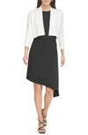 Dkny Open Front Shrug Cardigan In Ivory