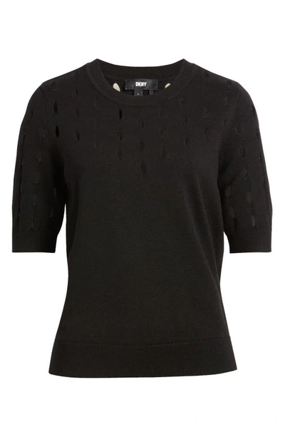 Dkny Sportswear Cutout Detail Jumper In Black