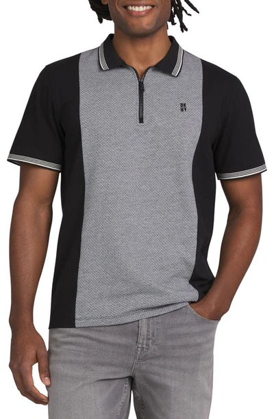 Dkny Sportswear Kole Zipper Polo In Black