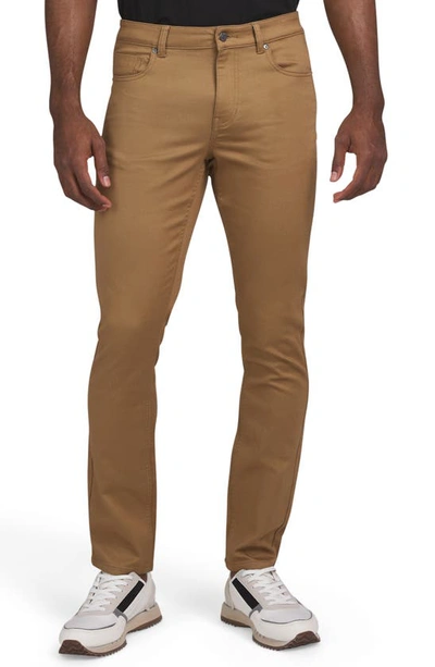 Dkny Sportswear Ultimate Slim Fit Stretch Pants In Deep Khaki