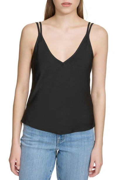 Dkny Strappy Camisole In Black