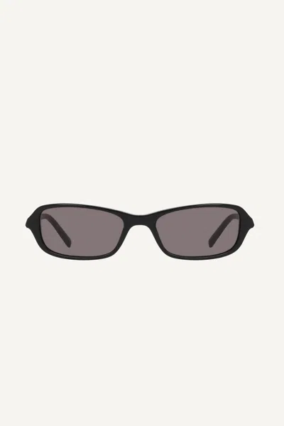 Dkny Women's Rectangle Sunglasses In Black