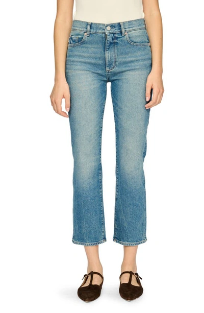 Dl1961 Patti High Waist Ankle Straight Leg Jeans In Hollow Creek (vintage)