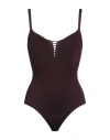 Dnud Woman One-piece Swimsuit Deep Purple Size 2 Polyamide, Elastane