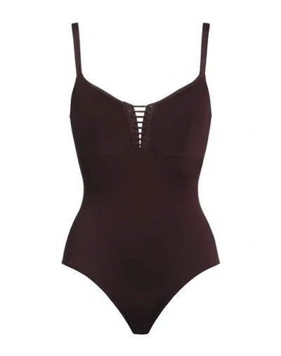 Dnud Woman One-piece Swimsuit Deep Purple Size 2 Polyamide, Elastane