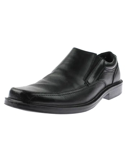 Dockers Edson  Mens Leather Slip On Loafers In Black