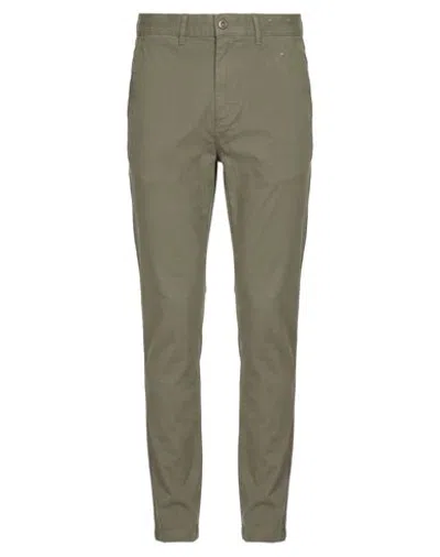 Dockers Man Pants Military Green Size 36w-32l Cotton, Elastane