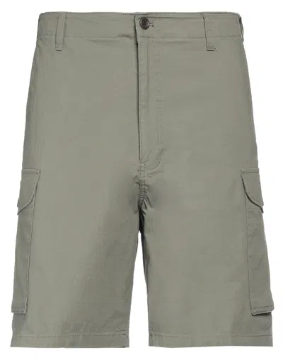 Dockers Man Shorts & Bermuda Shorts Military Green Size 38 Cotton, Elastane