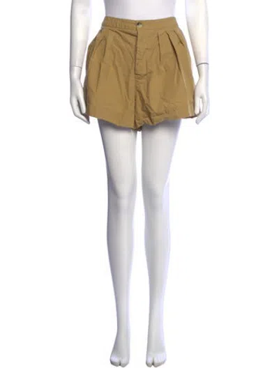 Pre-owned Doen Mini Shorts In Neutrals