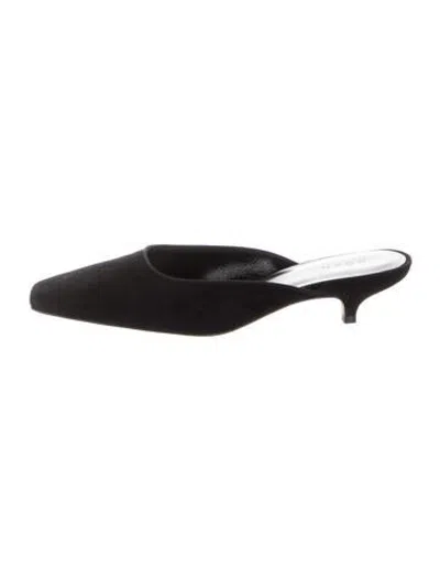 Pre-owned Doen Mules In Black