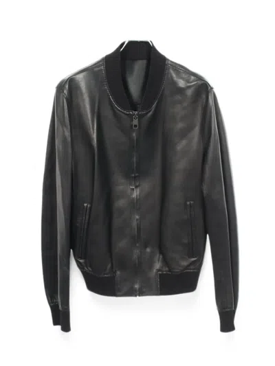 Pre-owned Dolce & Gabbana 2010s Biker Jacket In Black