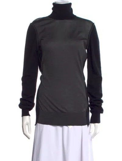 Pre-owned Dolce & Gabbana Cashmere Turtleneck Sweater In Grey