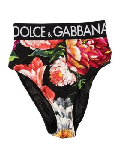 Pre-owned Dolce & Gabbana Floral Print Pajamas W/ Tags In Multicolor