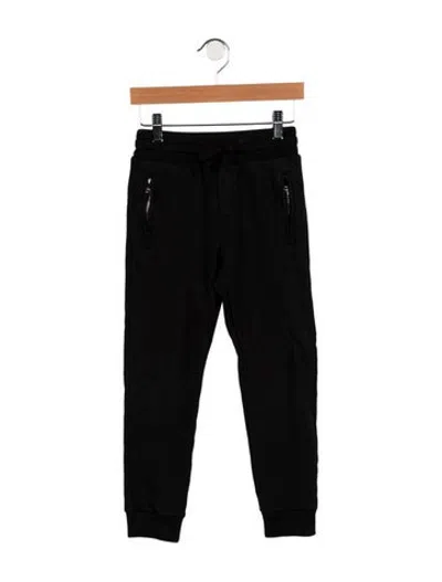 Pre-owned Dolce & Gabbana Kids Girls' Sweatpants In Black