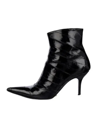 Pre-owned Dolce & Gabbana Leather Boots In Black