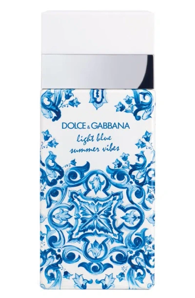 Dolce & Gabbana Light Blue Summer Vibes Eau De Toilette, 3.4 oz In White
