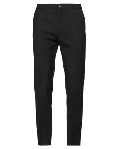 Dolce & Gabbana Man Pants Black Size 36 Virgin Wool, Cotton