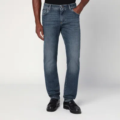 Dolce & Gabbana Slim Stretch Light Blue Washed Jeans